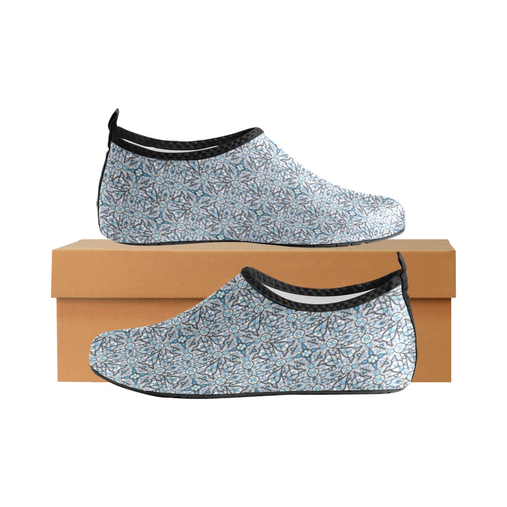 Moody Blue Women's Slip-On Water Shoes (Model 056)
