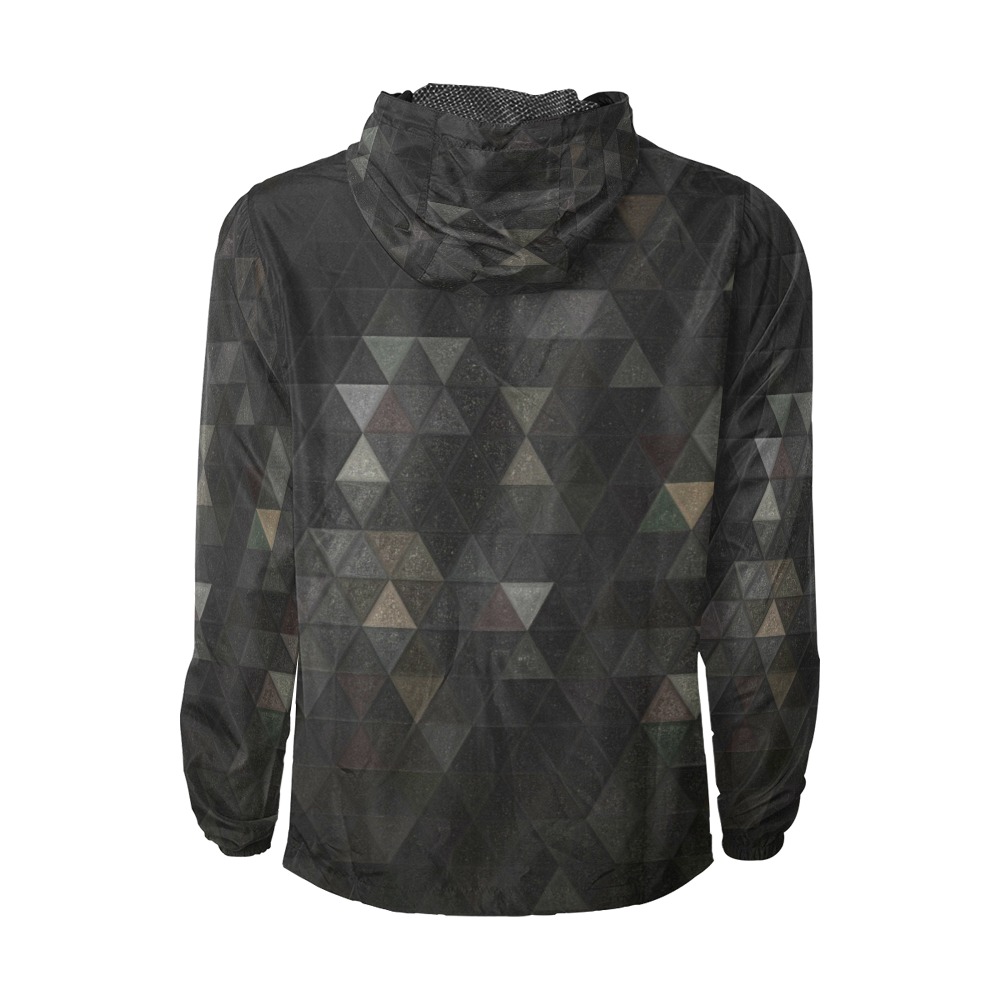 mosaic triangle 26 Unisex All Over Print Windbreaker (Model H23)