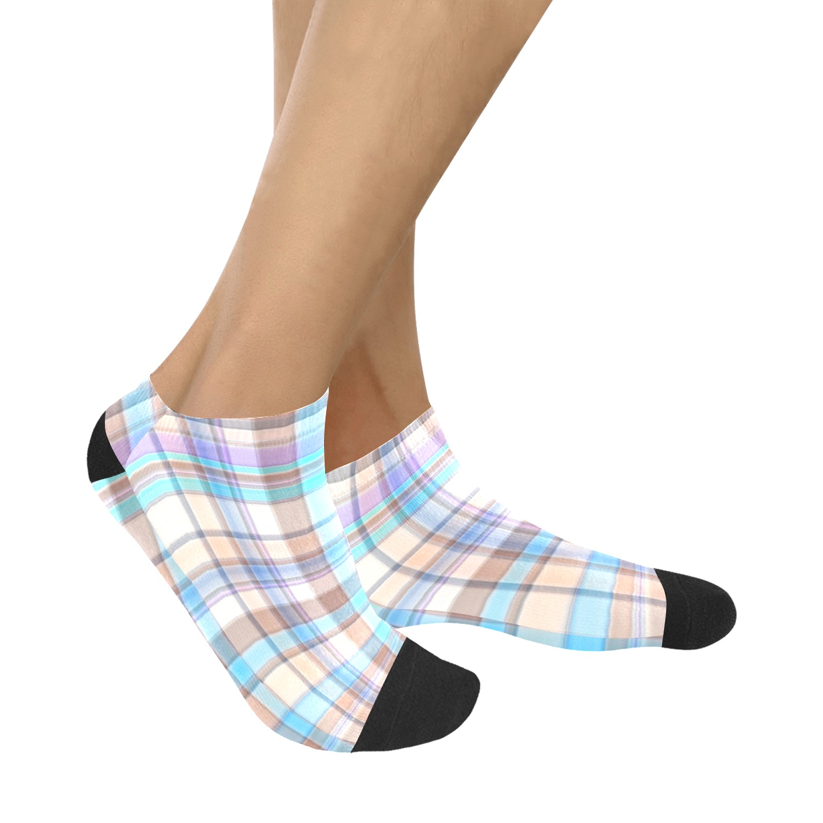 Pastels Plaid Women's Ankle Socks