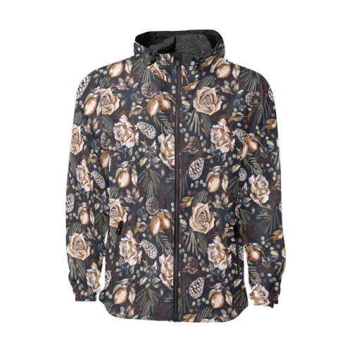 Dark autumn garden B Unisex All Over Print Windbreaker (Model H23)