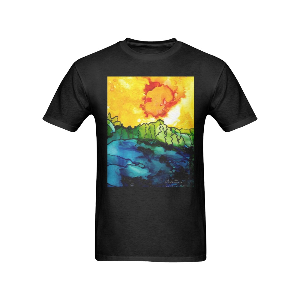 Sunrise 2016 Men's T-Shirt in USA Size (Front Printing Only)