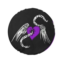 Heart Music Purple 34 Inch Spare Tire Cover