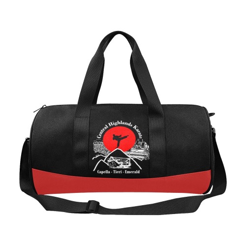 CHK Duffel Red Black Duffle Bag (Model 1679)