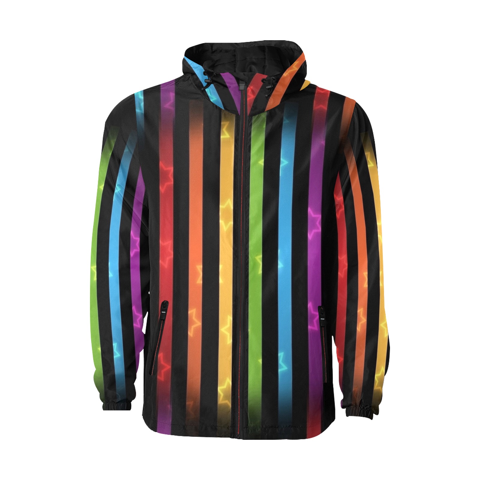 Pride 2022 by Nico Bielow All Over Print Quilted Windbreaker for Men (Model H35)