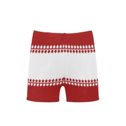 Kid's Canada Swim Shorts Big Boys' Swimming Trunks (Model L57)