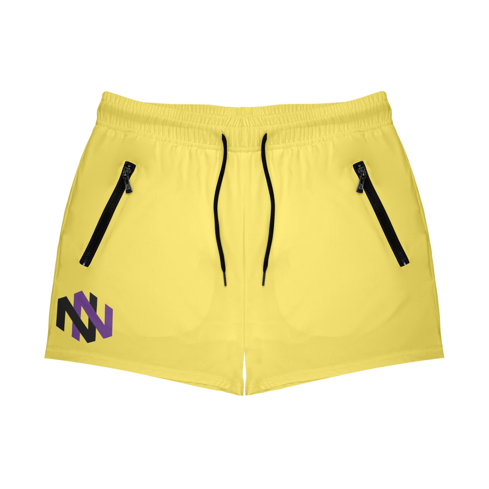 Yellow Beach Shorts Men Men's Quick Dry Shorts (Model L70)