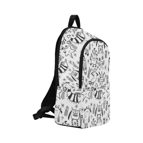 mostrino bianco Fabric Backpack for Adult (Model 1659)