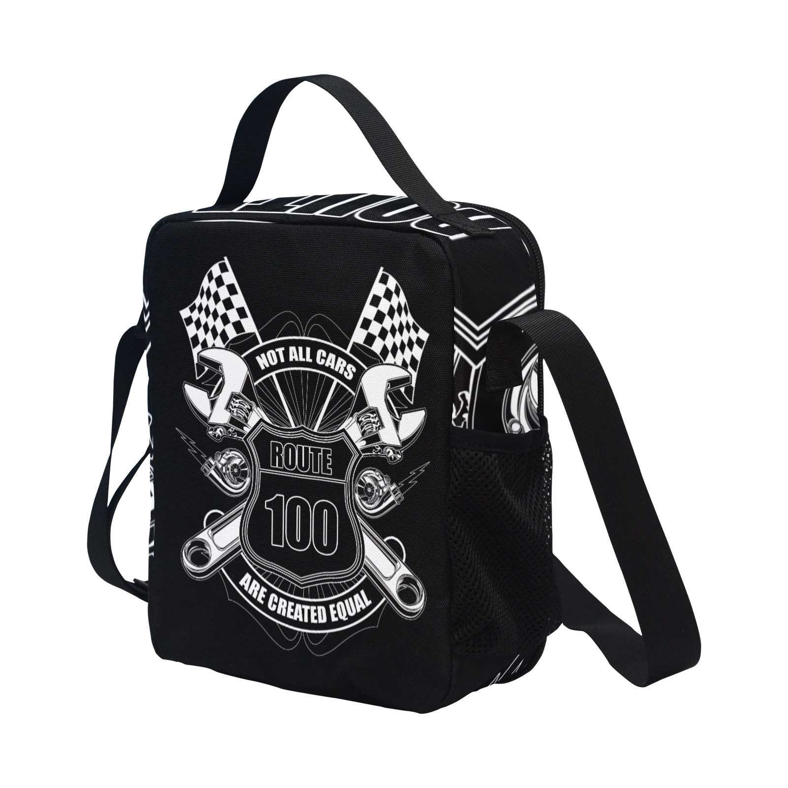Not All Cars Are Created Equal All Over Print Crossbody Lunch Bag for Kids (Model 1722)