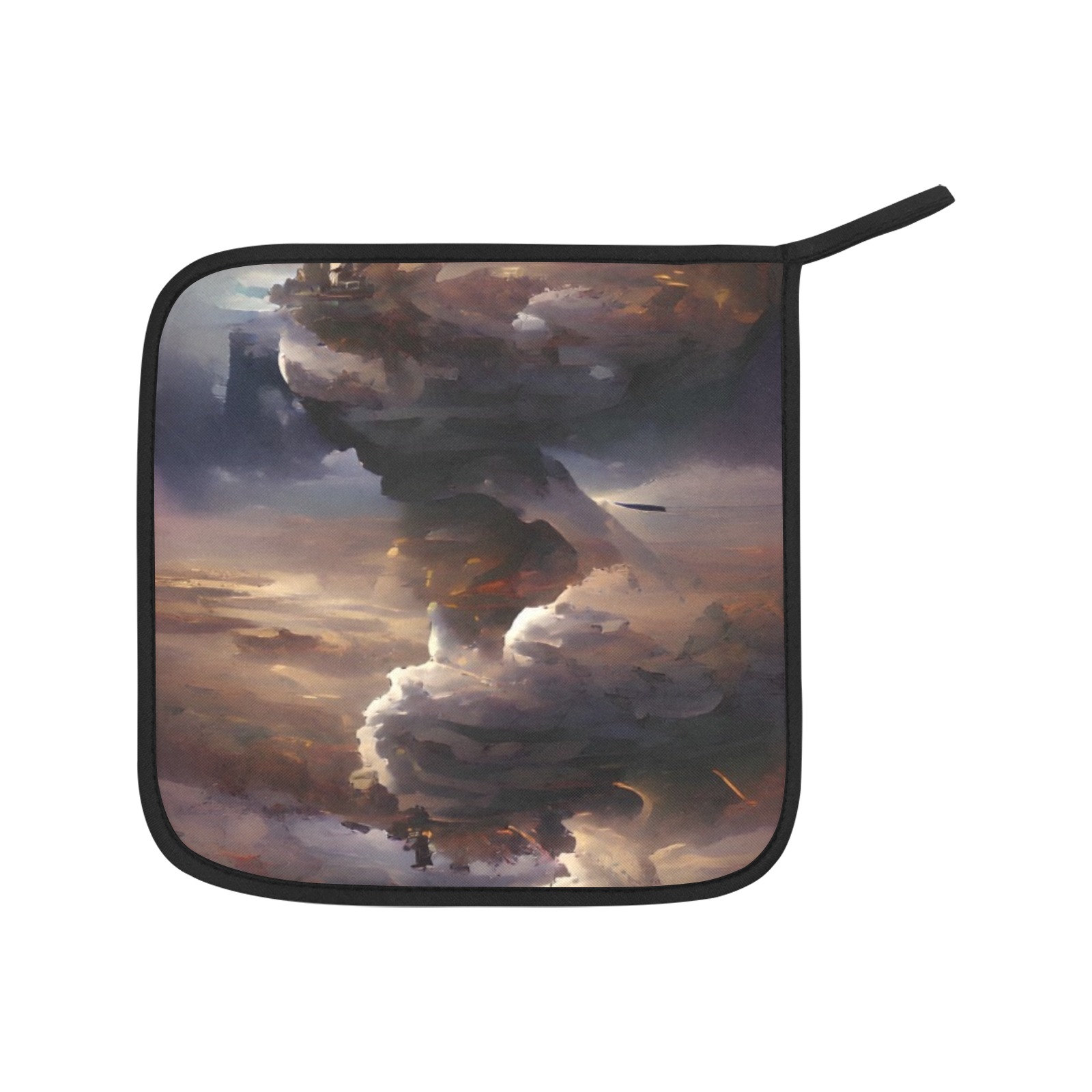 storm_clouds_TradingCard Oven Mitt & Pot Holder