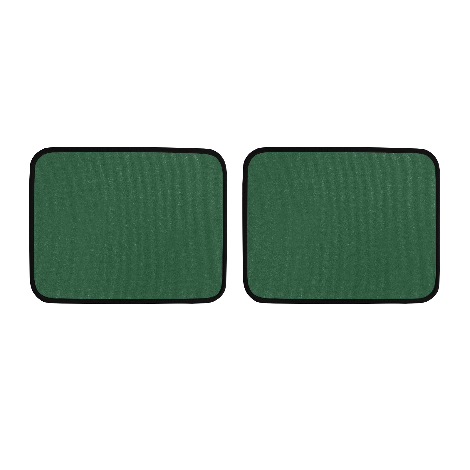 Leaf Green Back Car Floor Mat (2pcs)
