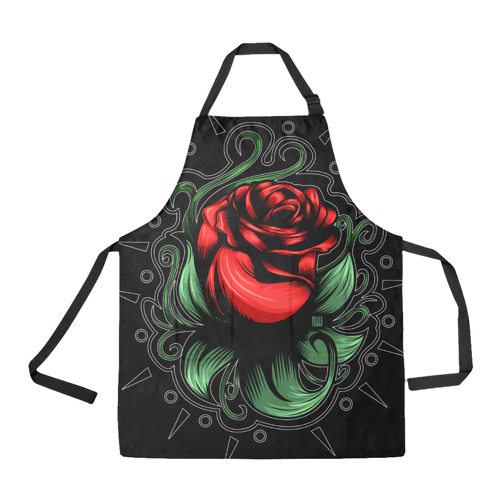 Amazing Rose All Over Print Apron