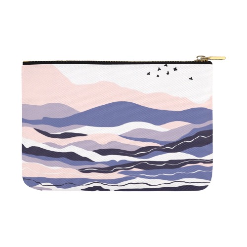 Modern abstract landscape of strokes-1 Carry-All Pouch 12.5''x8.5''