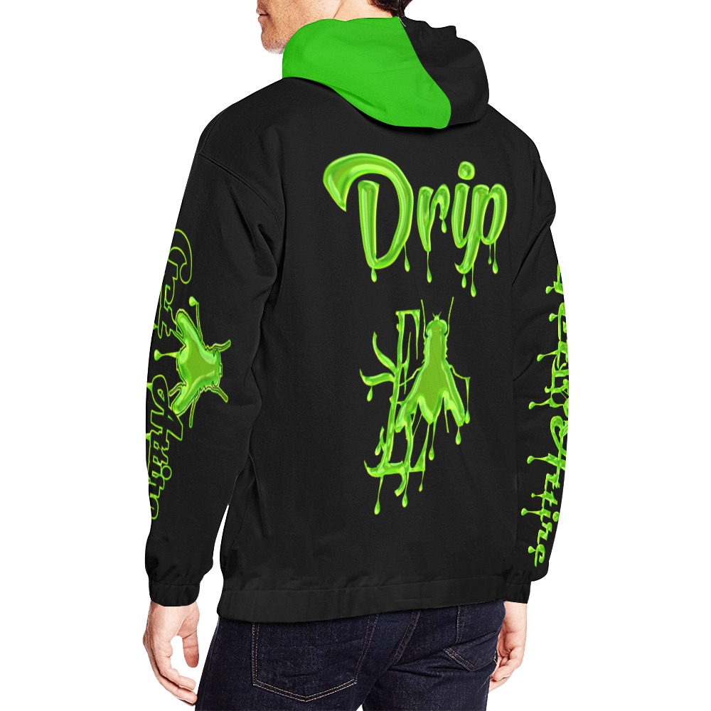 Drip Collectable Fly All Over Print Hoodie for Men (USA Size) (Model H13)