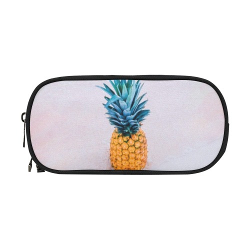 Pineapple on the pink beach Pencil Pouch/Large (Model 1680)