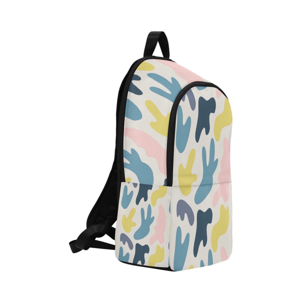 Pastel Camo Backpack Fabric Backpack for Adult (Model 1659)