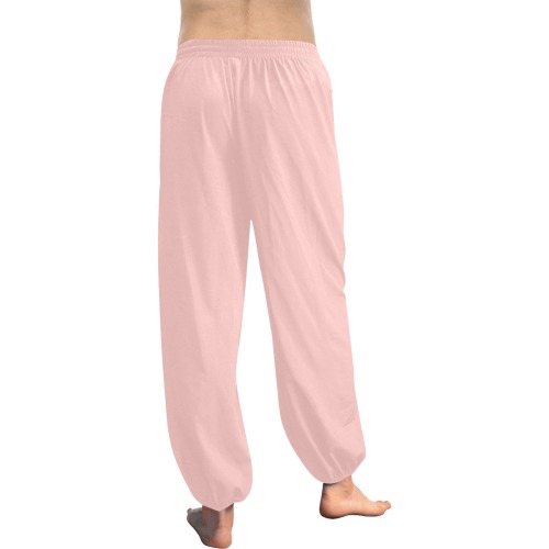 Gossamer Pink Women's All Over Print Harem Pants (Model L18)