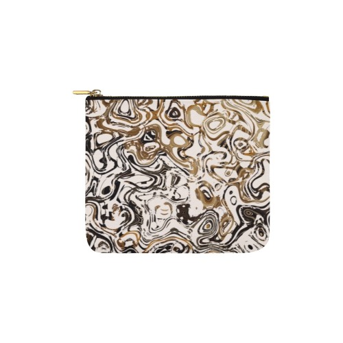 Marble Bronze Carry-All Pouch 6''x5''