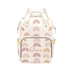 Personalized Boho Diaper Bag Multi-Function Diaper Backpack/Diaper Bag (Model 1688)