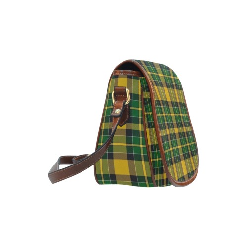 BRANDON MANITOBA TARTAN Saddle Bag/Small (Model 1649) Full Customization