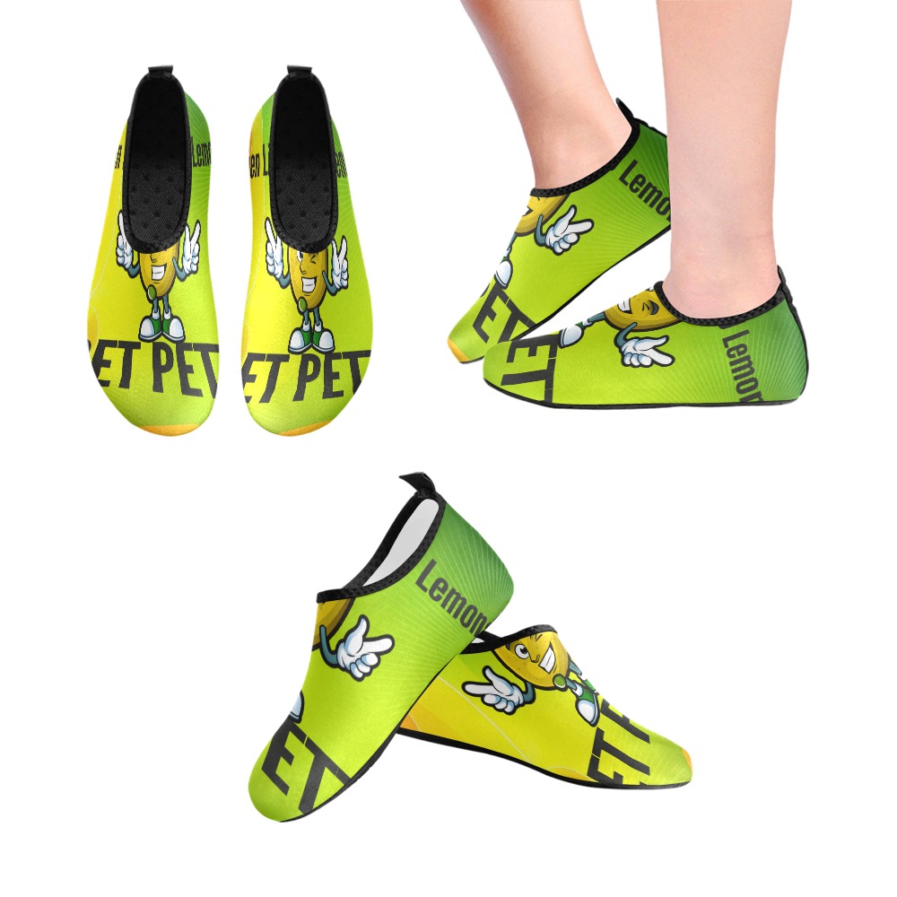 Lemon petty-2 water shoes Men's Slip-On Water Shoes (Model 056)