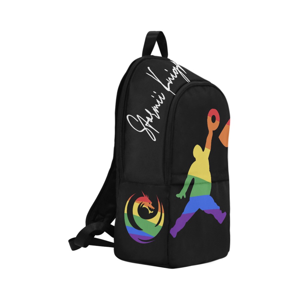 Petty Wear LogoSignature backpack Fabric Backpack for Adult (Model 1659)