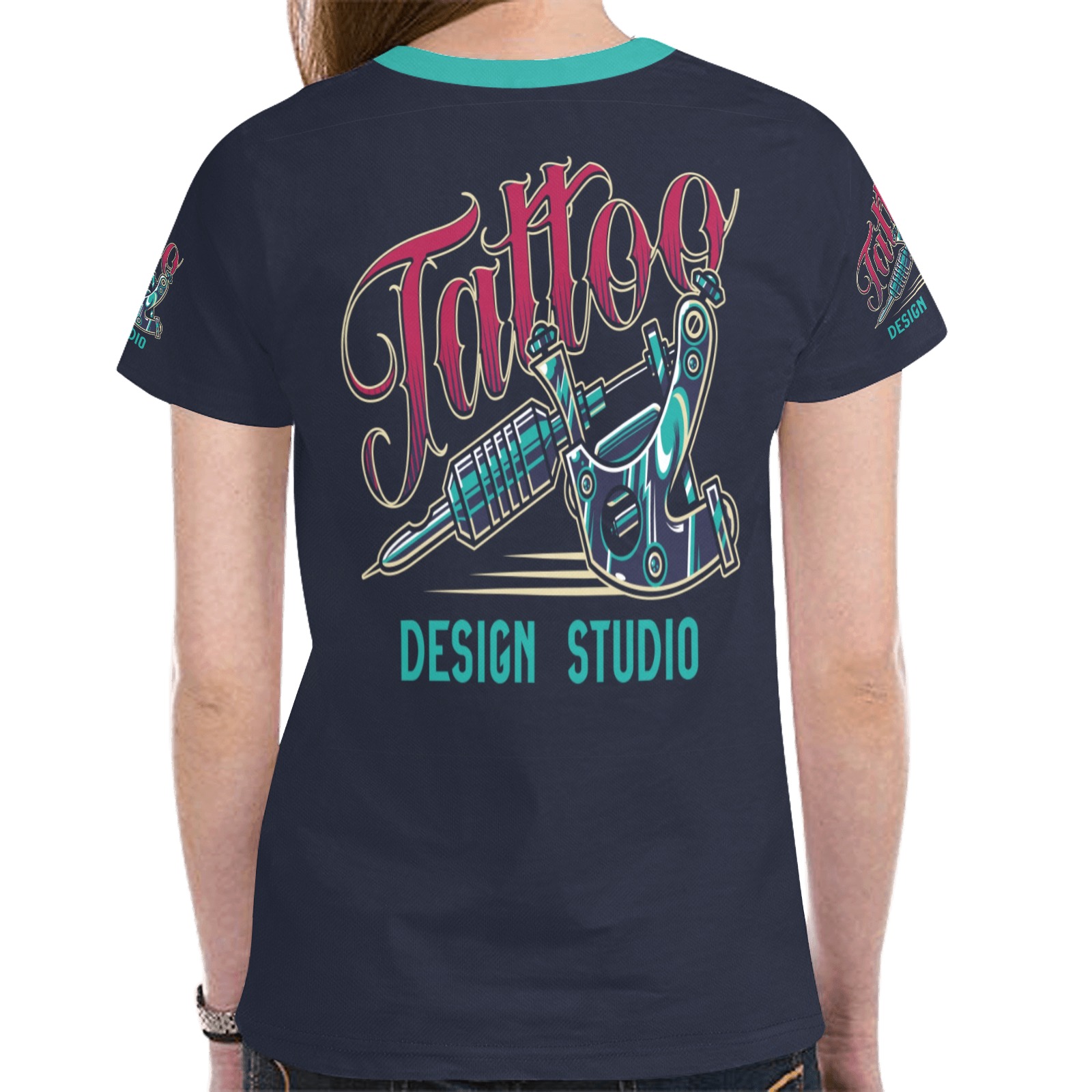 Vintage tattoo Collectable Fly New All Over Print T-shirt for Women (Model T45)