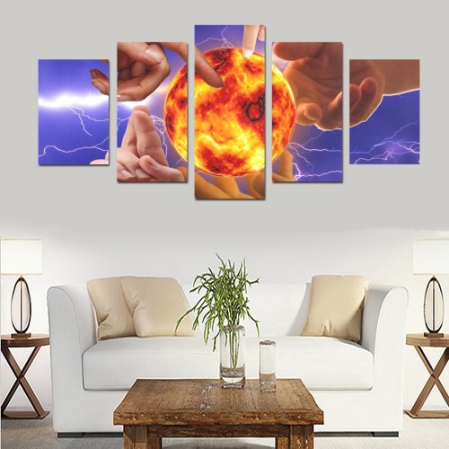 CREATION (IN THE BEGINNING) Canvas Print Sets D (No Frame)