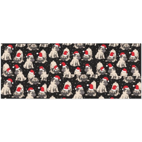 custom Wrapping paper-Christmas pattern Cute puppy Gift Wrapping Paper 58"x 23" (1 Roll)