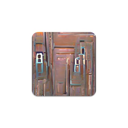 doors_TradingCard Square Coaster