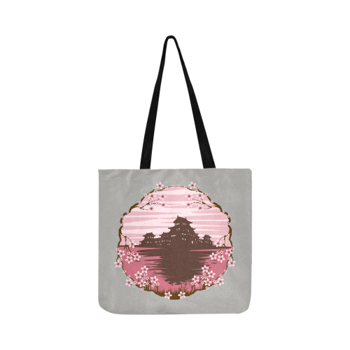 Pink Blossom Reusable Shopping Bag Model 1660 (Two sides)