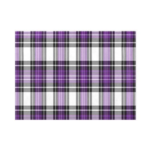 Purple Black Plaid Placemat 14’’ x 19’’ (Set of 2)