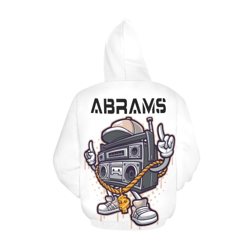 Abram's Radio Rahim All Over Print Hoodie for Men (USA Size) (Model H13)
