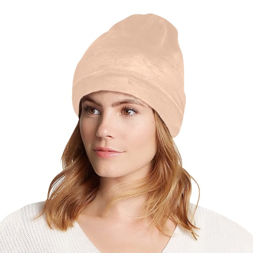 color apricot All Over Print Beanie for Adults