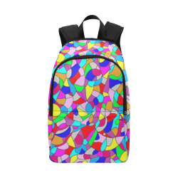 Abstract pebbles on a Beach Fabric Backpack for Adult (Model 1659)