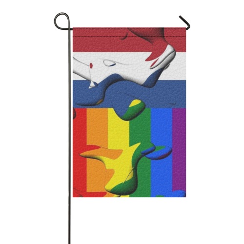 Netherland Pride Flag Pop Art by Nico Bielow Garden Flag 12‘’x18‘’(Twin Sides)