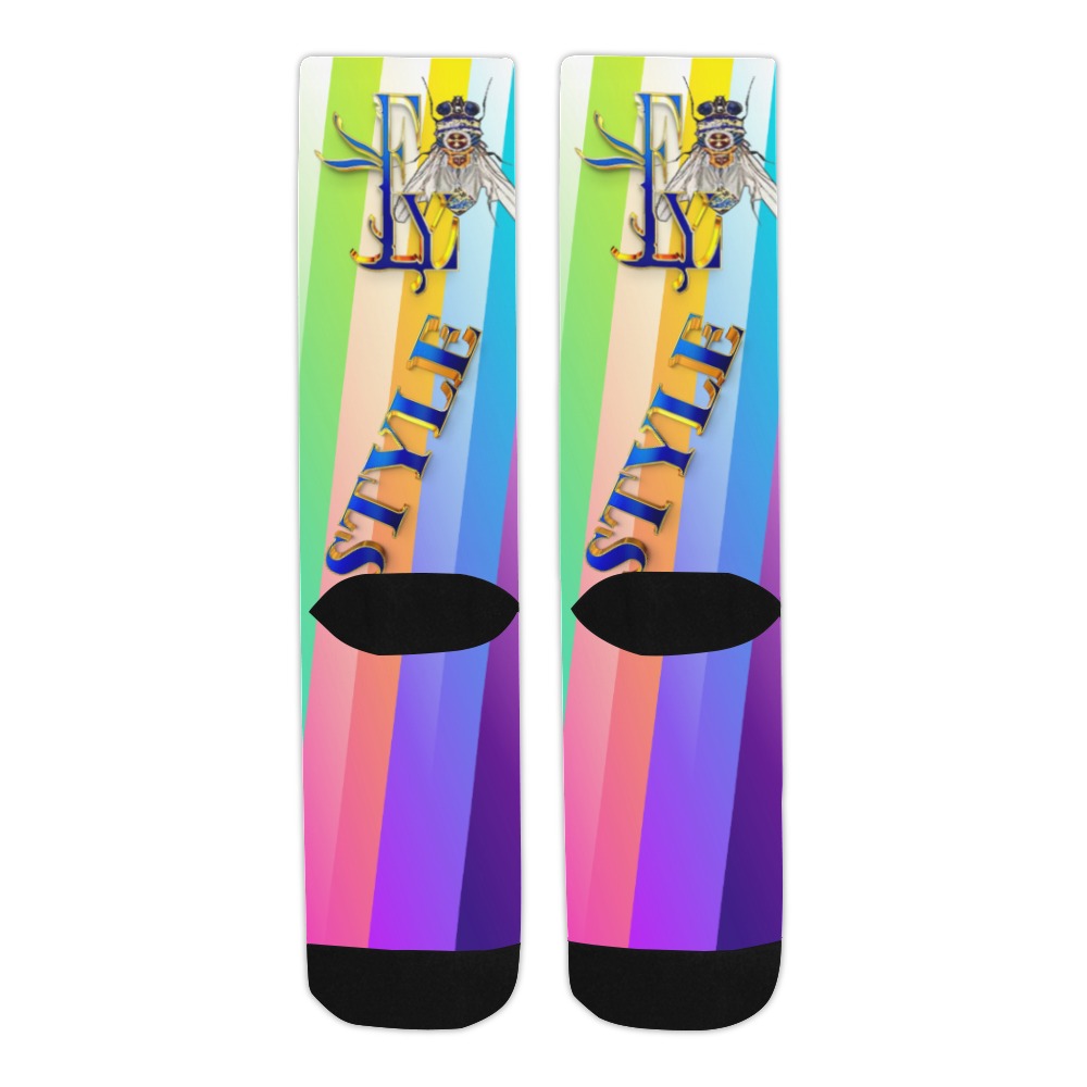 Colorful Collectable Fly Trouser Socks