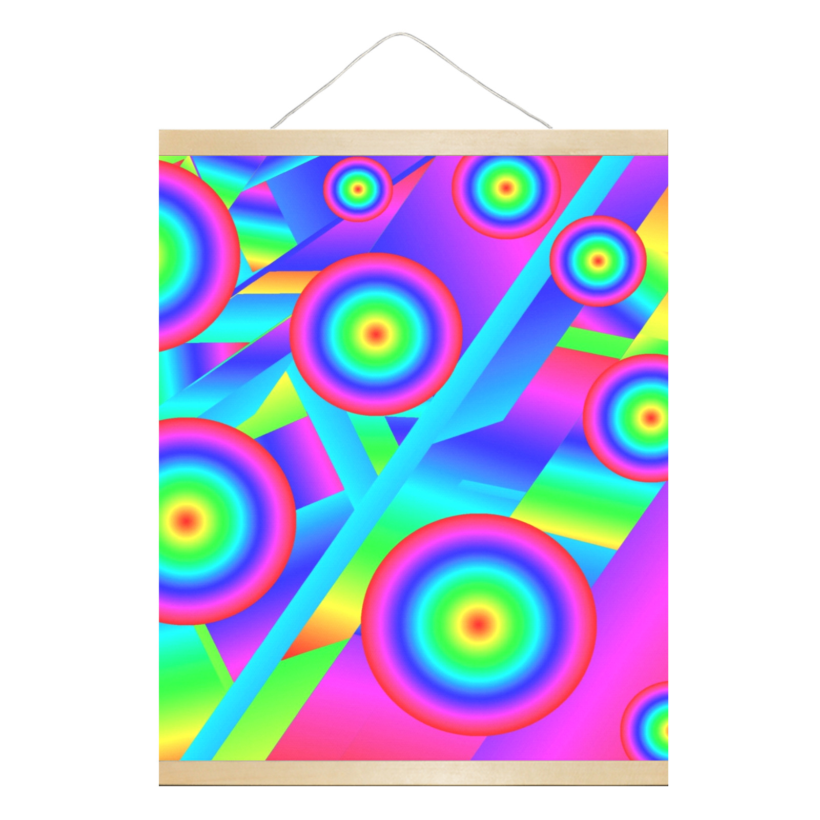 Abstract Music Hanging Poster 16"x20"