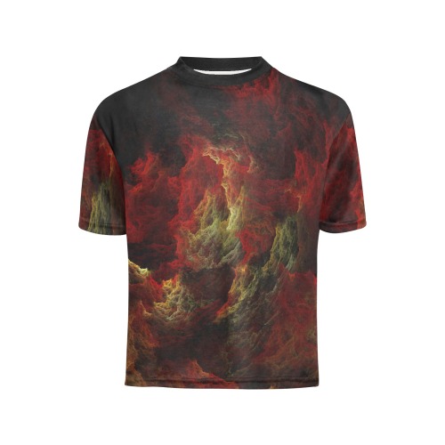 Burning in Hell Big Boys' All Over Print Crew Neck T-Shirt (Model T40-2)