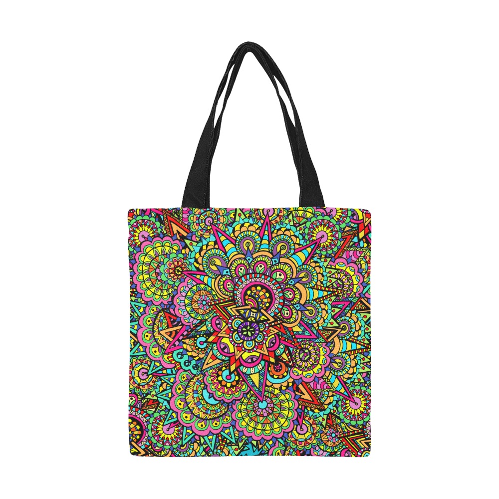 Psychic Celebration All Over Print Canvas Tote Bag/Small (Model 1697)