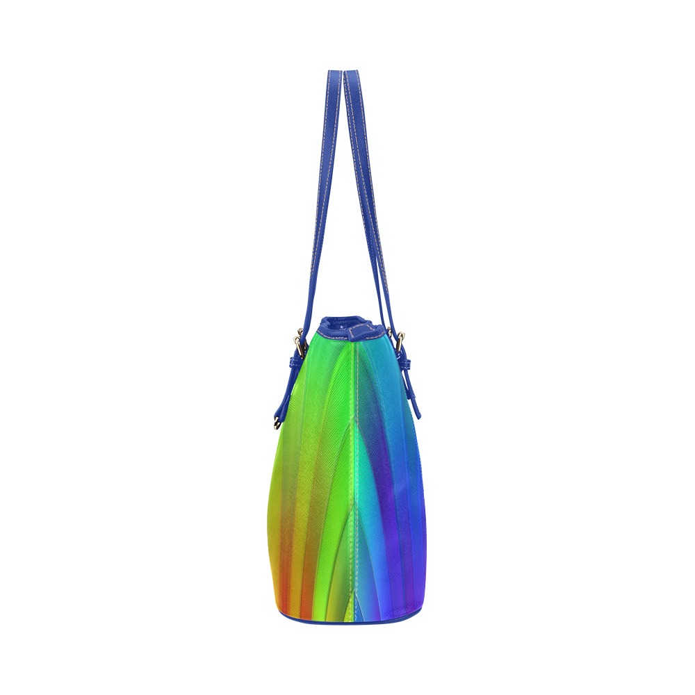 Fairlings Delight's Rainbow Collection- 53086I8 Leather Tote Bag/Large (Model 1651)