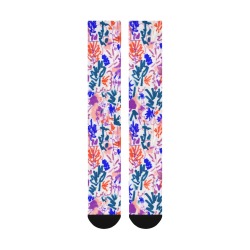 Modern brushes abstract C Over-The-Calf Socks