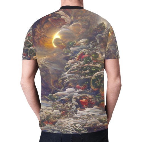 Christmas 001 New All Over Print T-shirt for Men (Model T45)