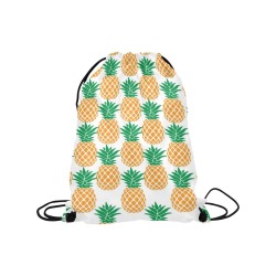 Pineapples Medium Drawstring Bag Model 1604 (Twin Sides) 13.8"(W) * 18.1"(H)
