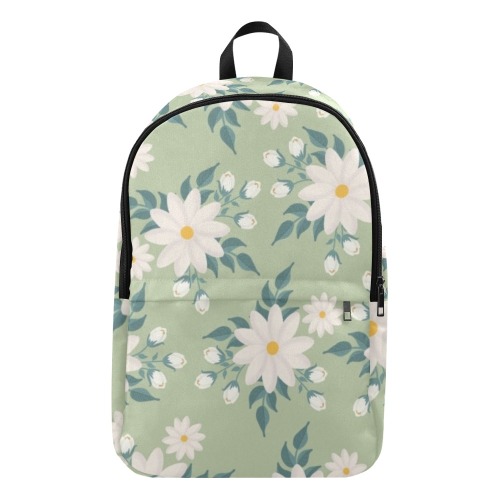 Flowers Fabric Backpack for Adult (Model 1659)