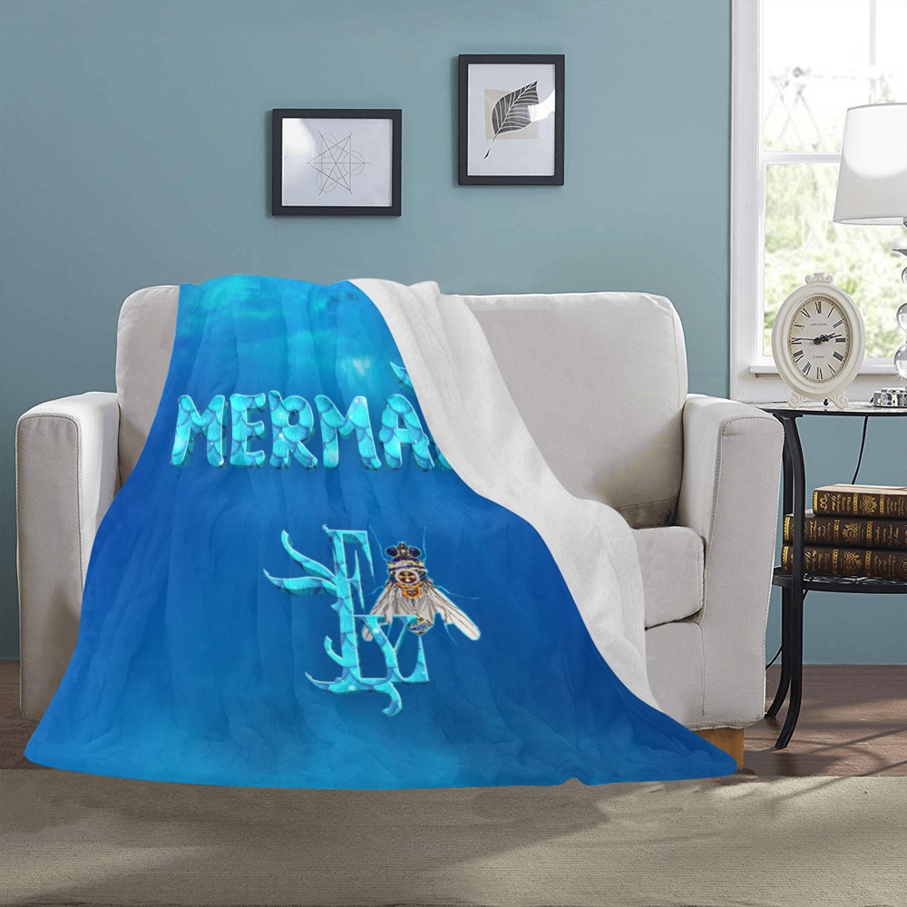 Mermaid Collectable Fly Ultra-Soft Micro Fleece Blanket 50"x60"