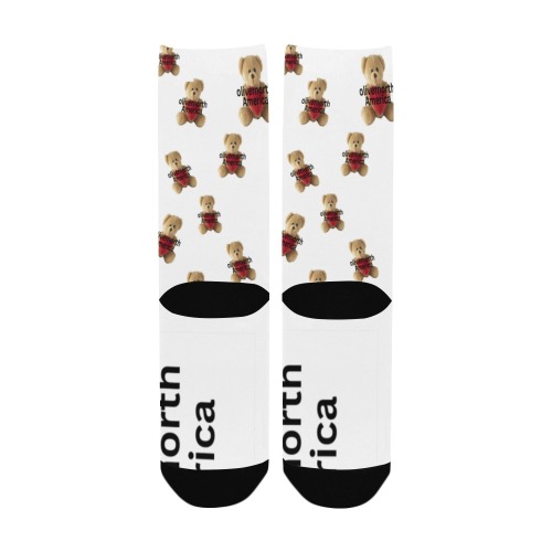 Teddy Bear Custom Socks for Women