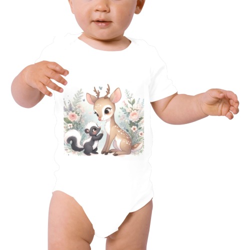 Storybook Woodland Babies Skunk And Deer