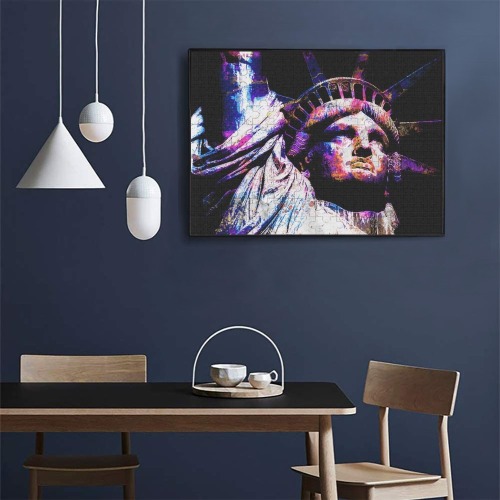 STATUE OF LIBERTY 8 500-Piece Wooden Photo Puzzles