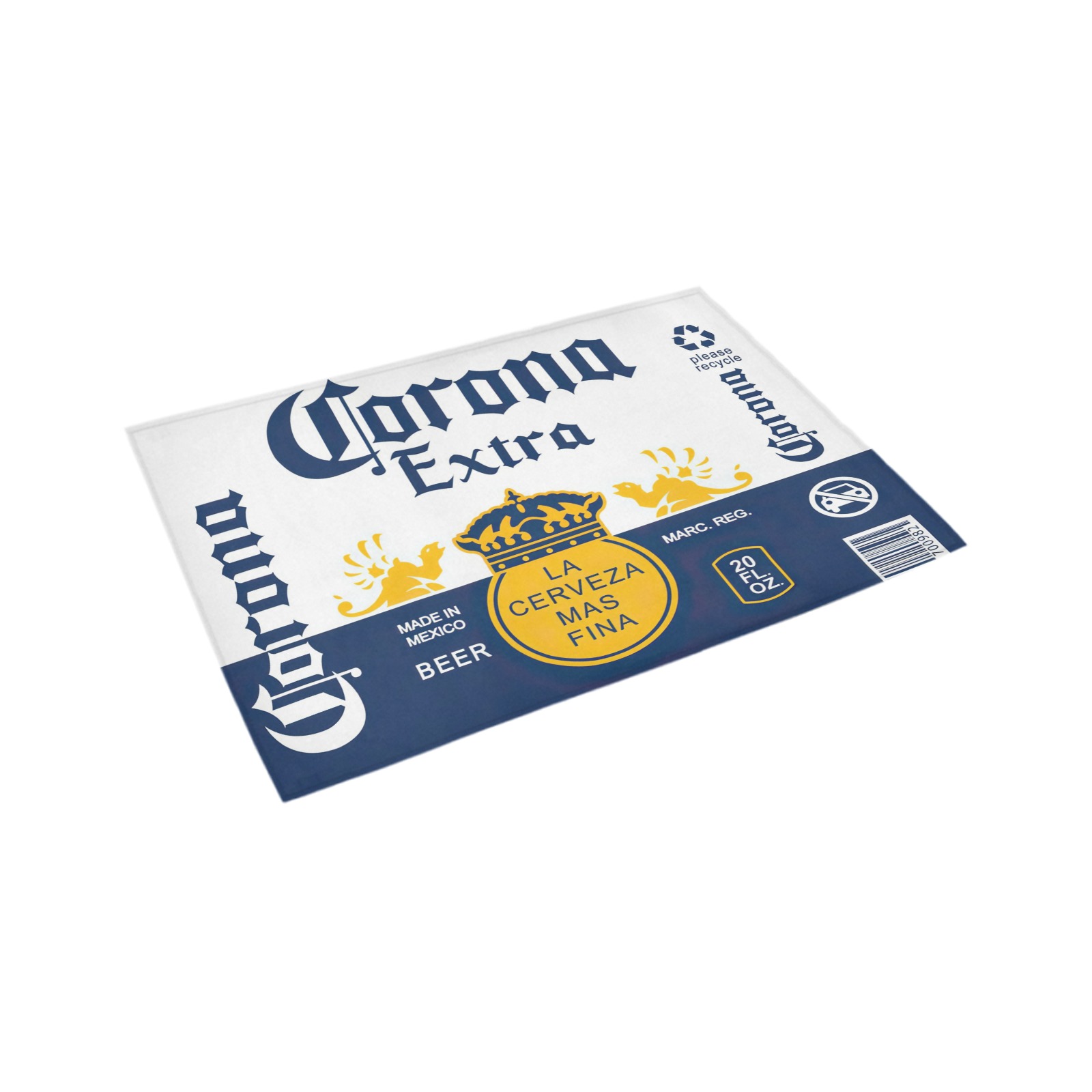 Corona Beer Matt Azalea Doormat 24" x 16" (Sponge Material)