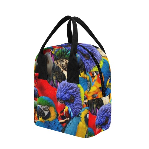 PARROTS Zipper Lunch Bag (Model 1689)